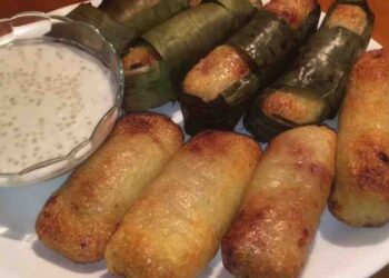 Món chuối nếp nướng có độ ngon khó cưỡng