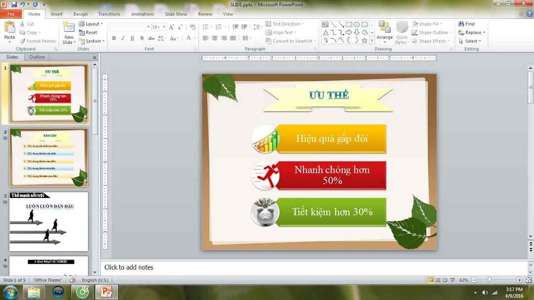  Powerpoint  tạo ra nhằm nâng cao hiệu quả công việc