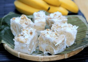 Nguyên liệu, dụng cụ làm kem chuối nước cốt dừa