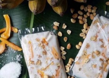 Cách làm kem chuối sầu riêng tại nhà cho hội chị em