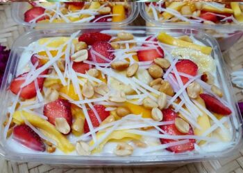 Cách làm kem chuối kiểu Thái