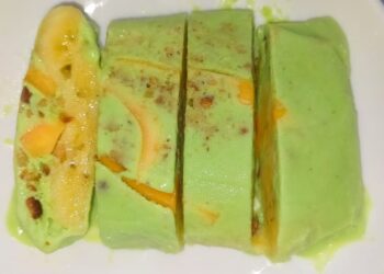 Cách làm kem chuối lá dứa