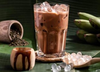 Cách pha chế trà sữa socola bạc hà